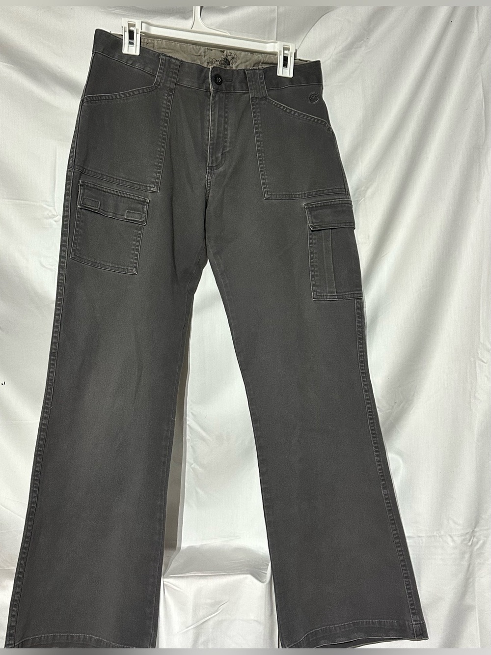 North Face A5 series gray Cargo Pants wmns sz10 outdoors hiking cotton